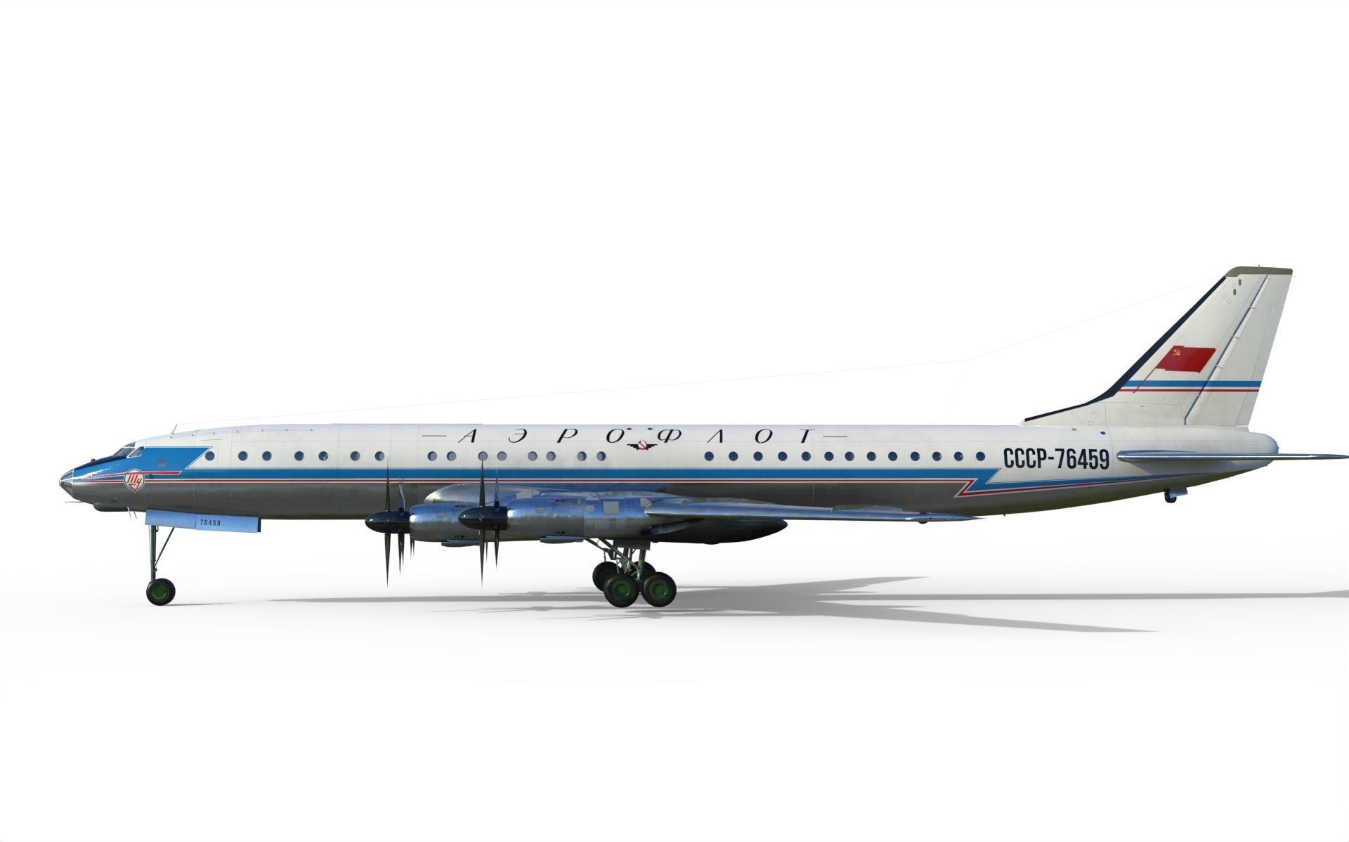 Tupolev Tu-114 3D model_12
