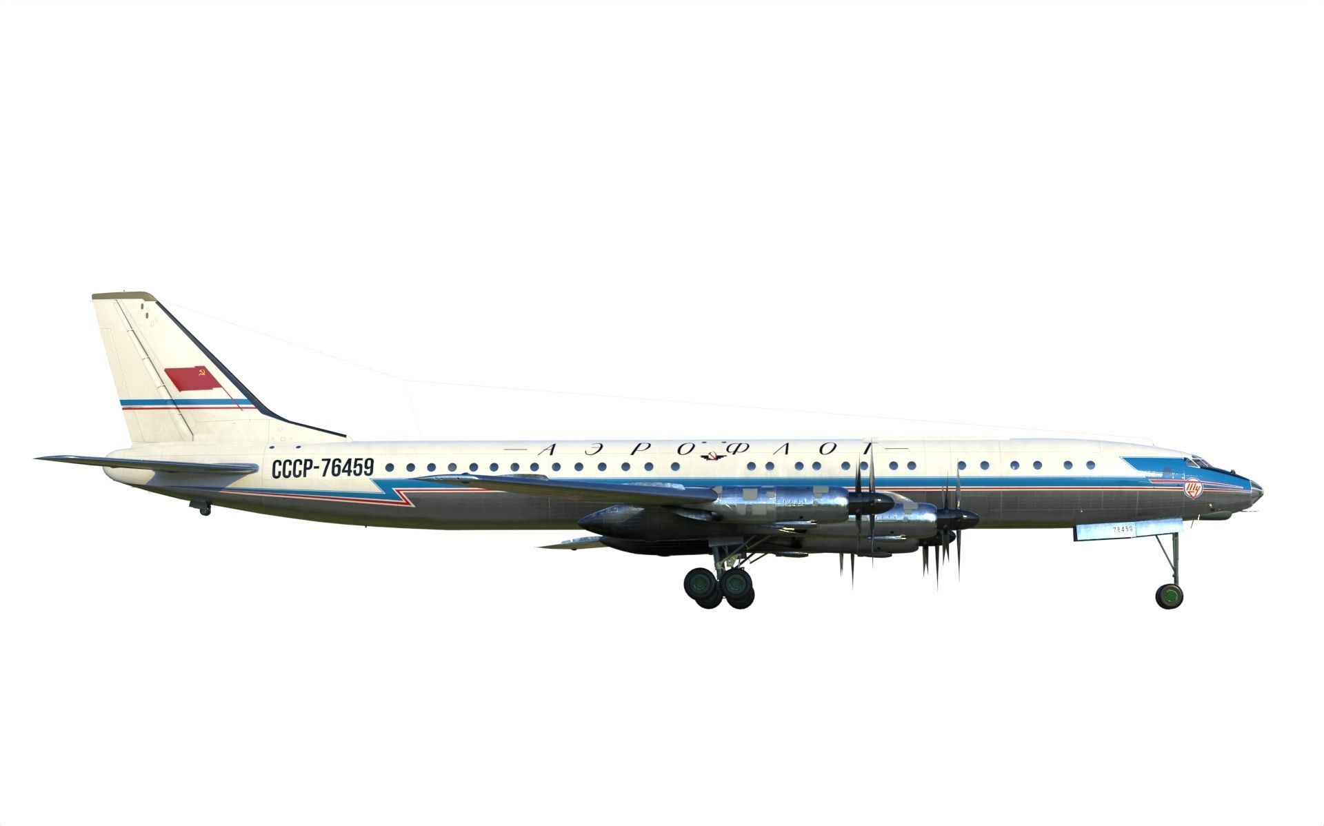 Tupolev Tu-114 3D model_1