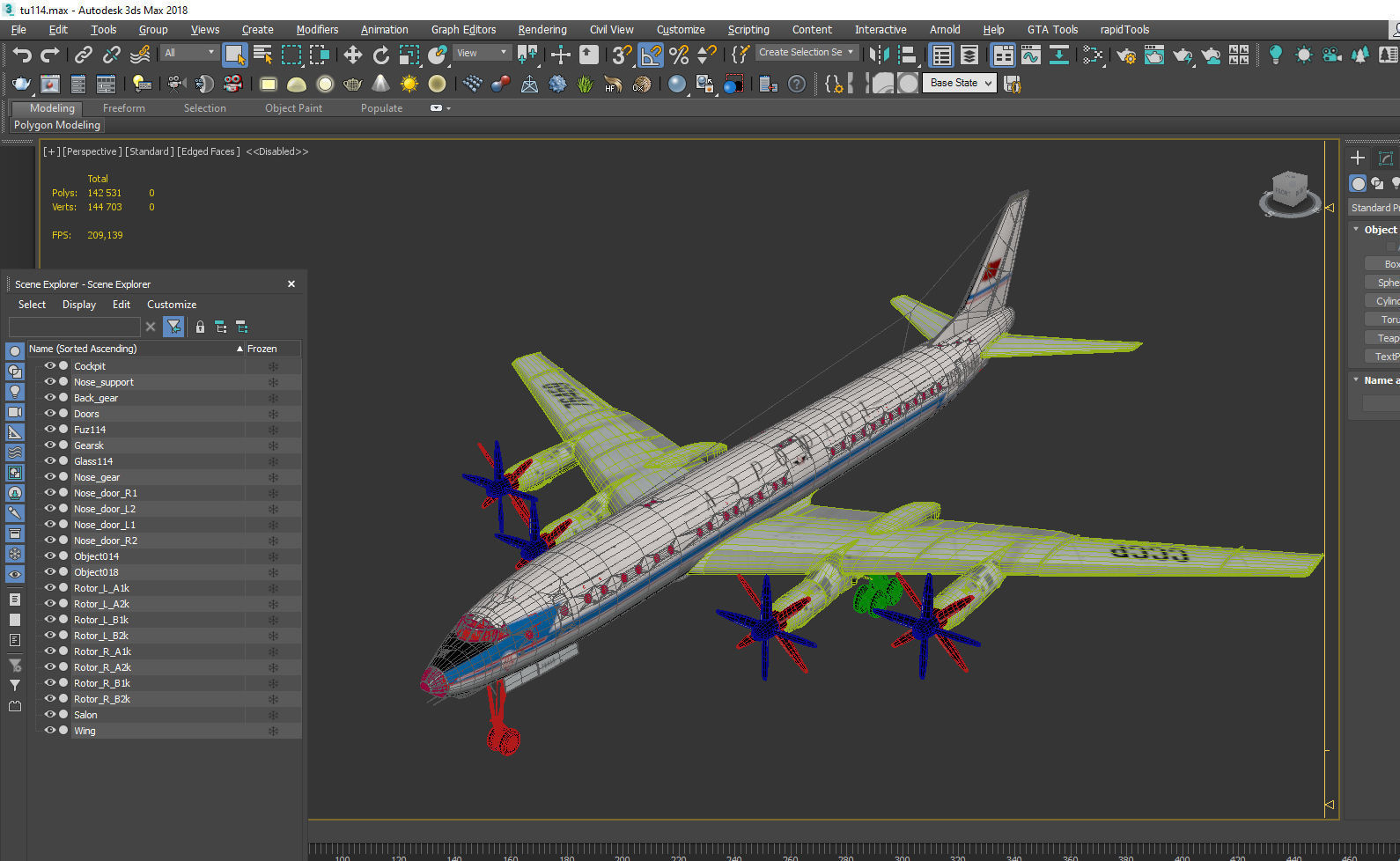 Tupolev Tu-114 3D model_22