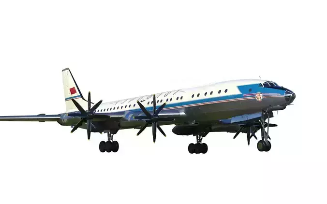 Tupolev Tu-114 3D model