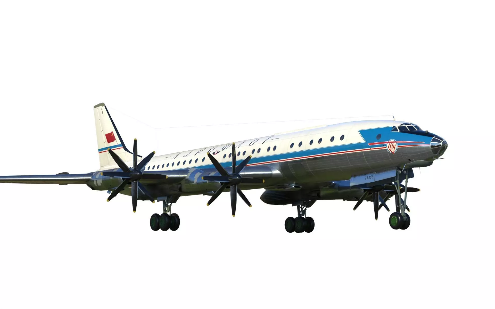 Tupolev Tu-114 3D model_0