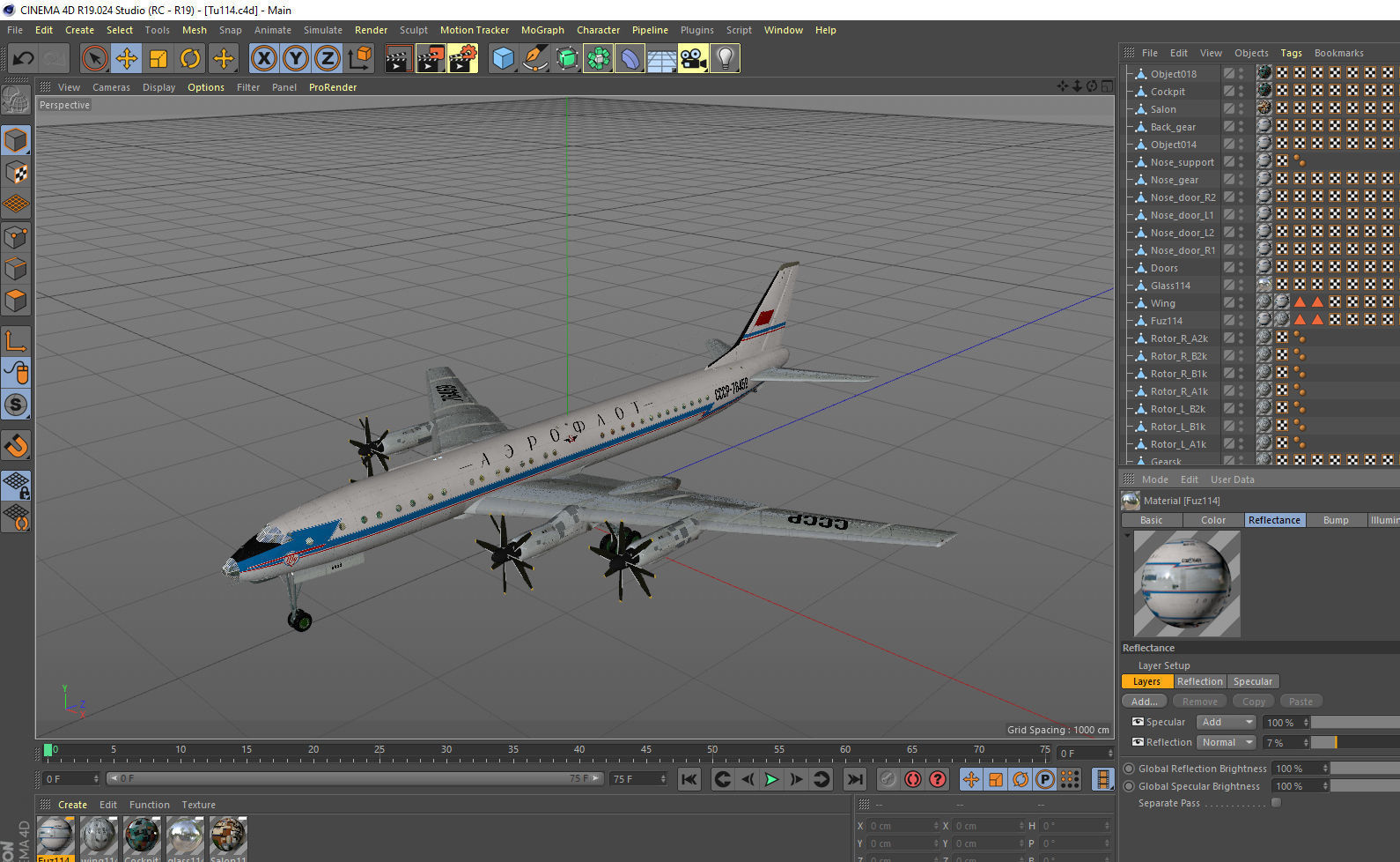 Tupolev Tu-114 3D model_21