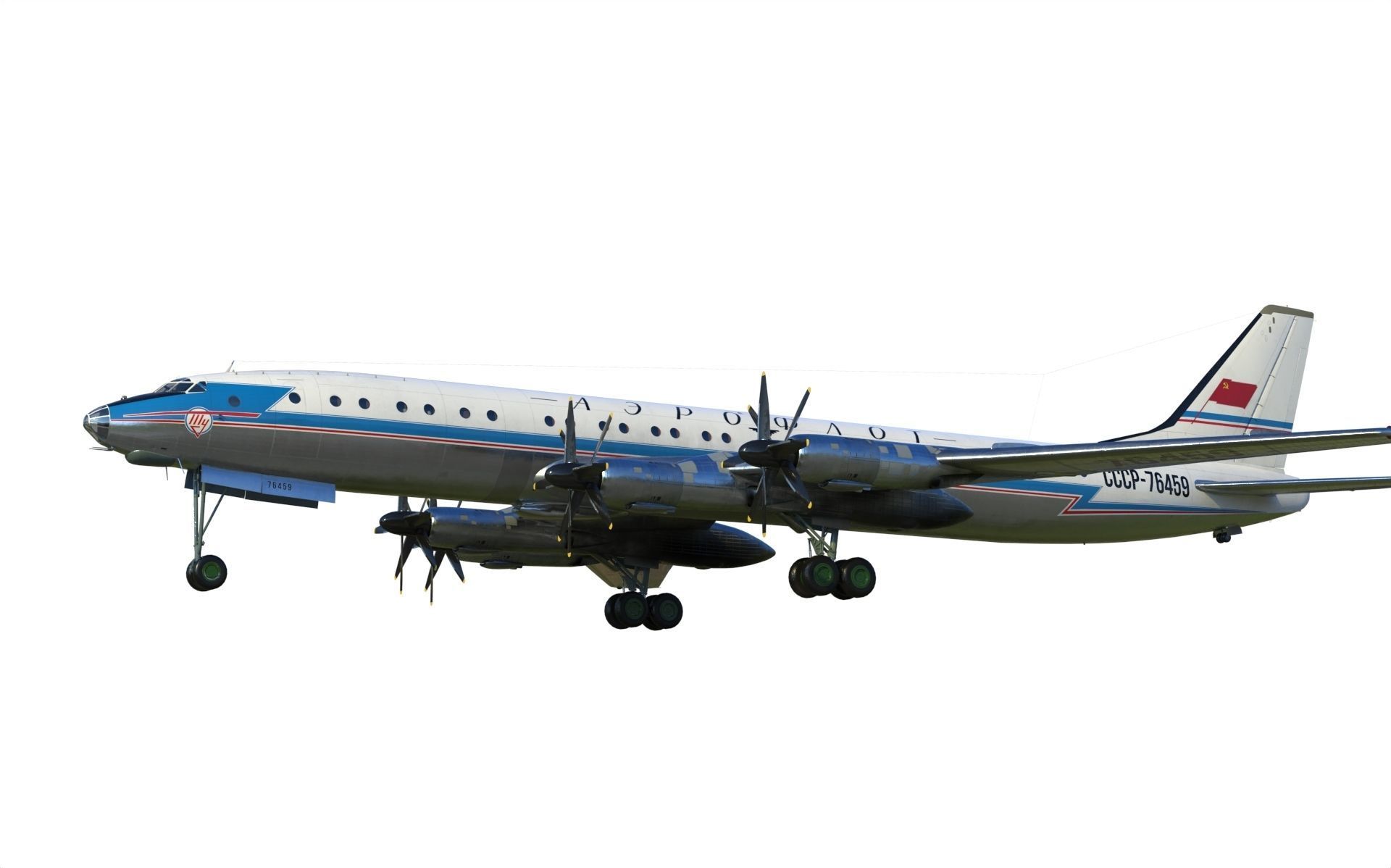 Tupolev Tu-114 3D model_11