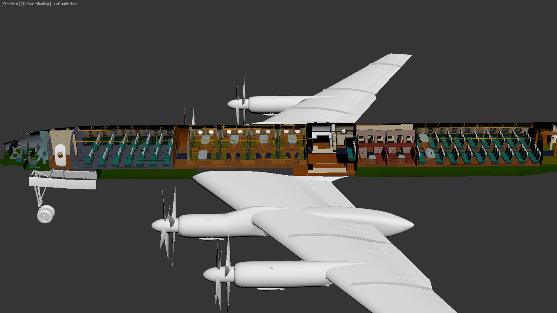 Tupolev Tu-114 3D model_27