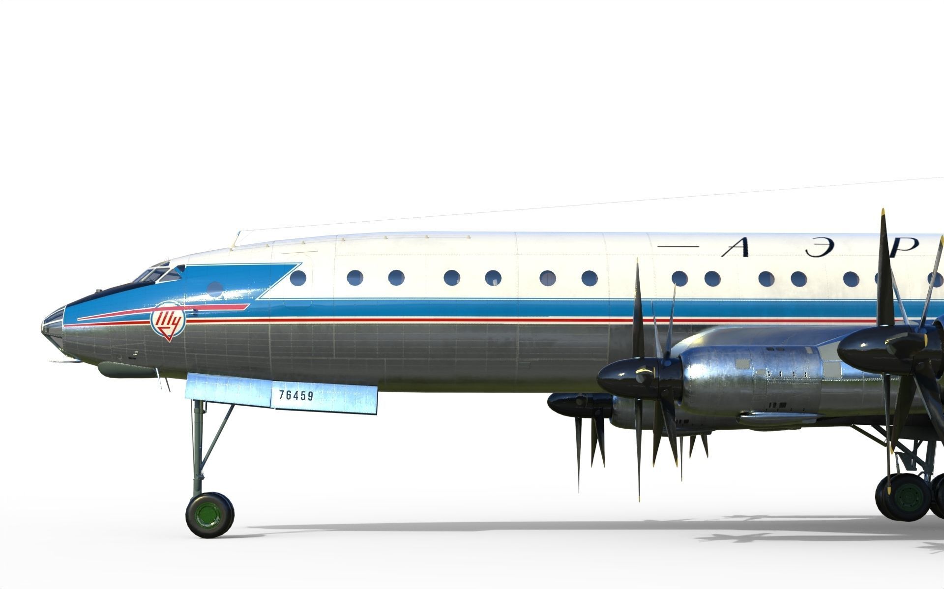 Tupolev Tu-114 3D model_14