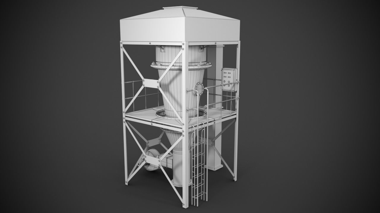 Machinery device 3D model_13