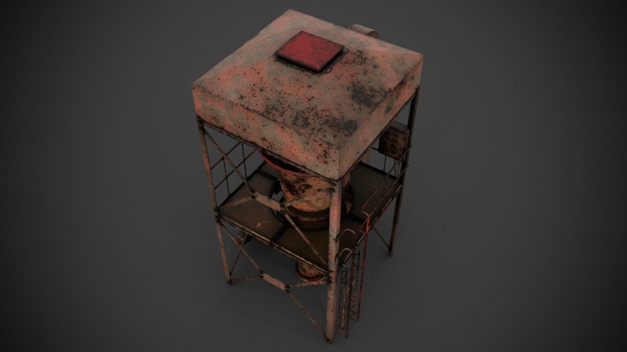 Machinery device 3D model_12