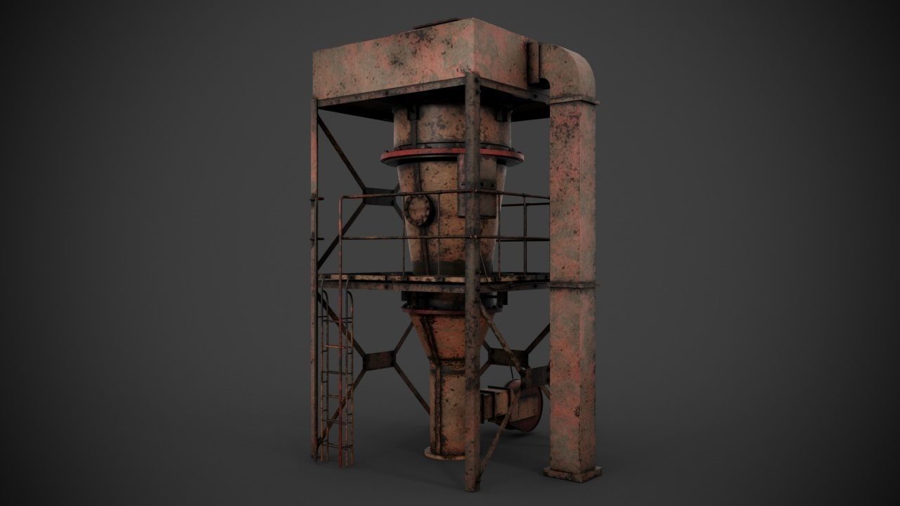 Machinery device 3D model_9