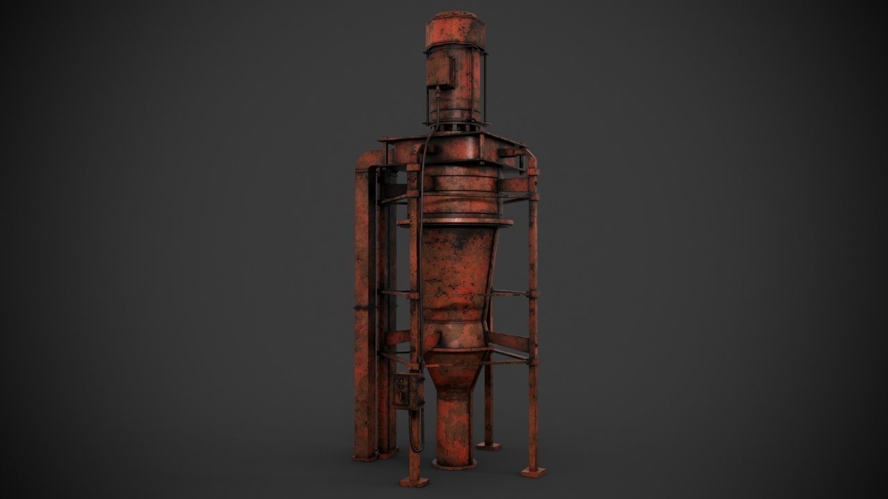 Machinery device 3D model_9