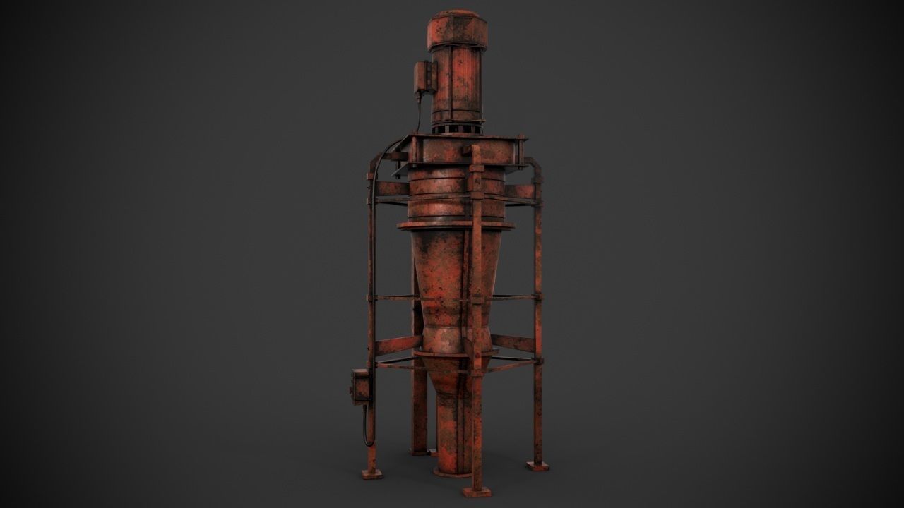 Machinery device 3D model_10