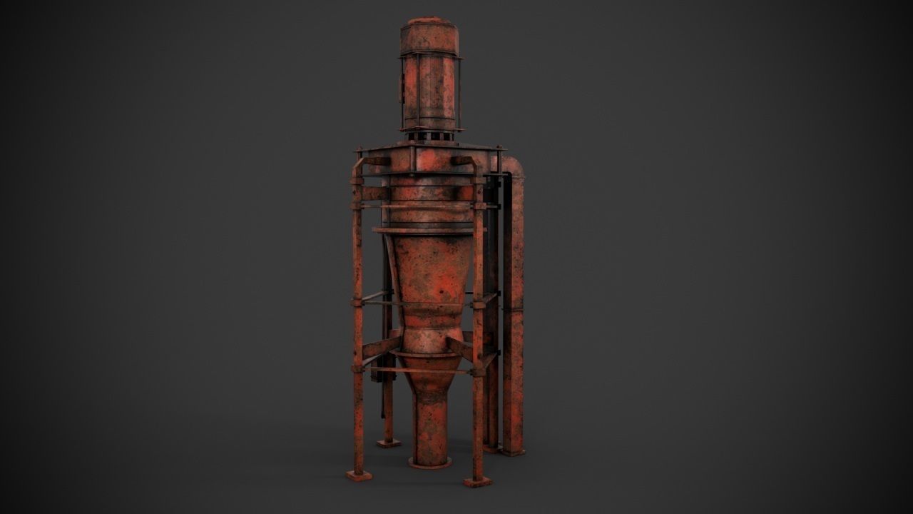Machinery device 3D model_11