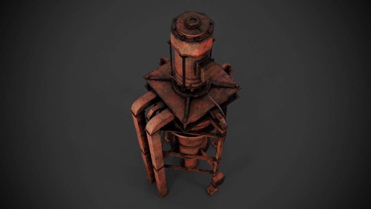 Machinery device 3D model_12