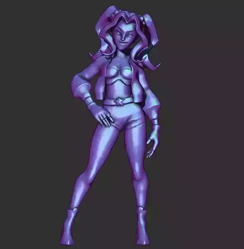 DC World s Collide - Harley Queen Miniature 3D