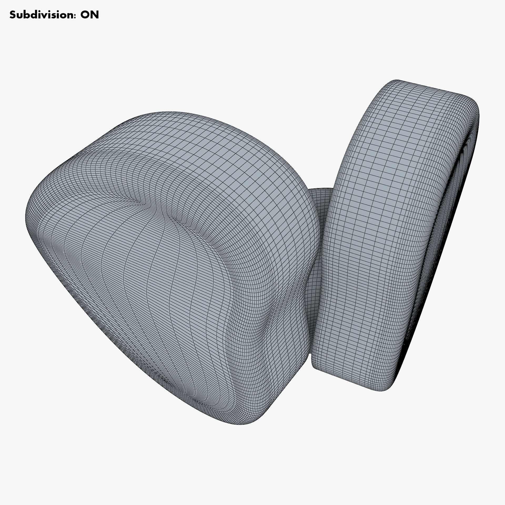 Heart Shape Ring Box Red v 1 3D model_25