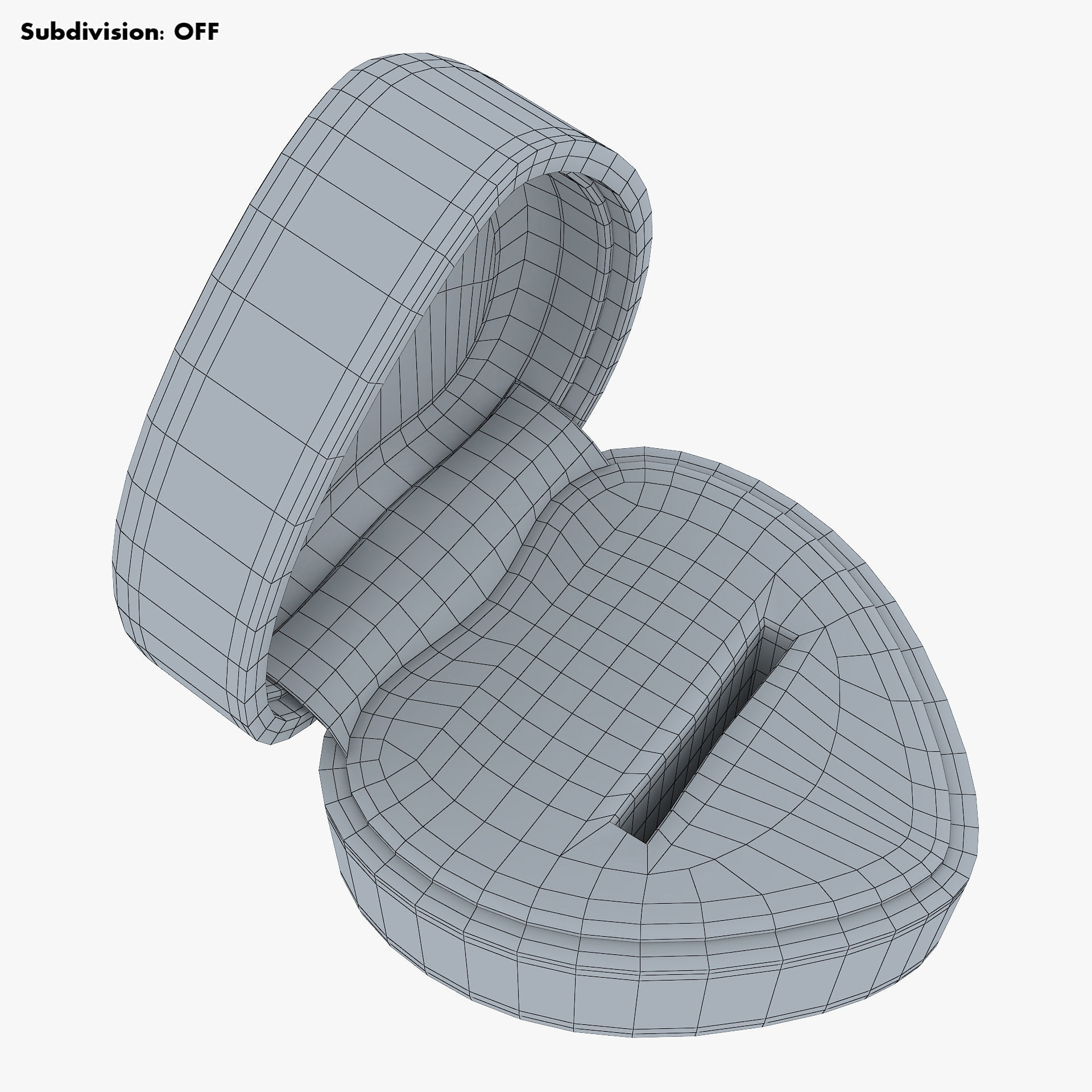 Heart Shape Ring Box Red v 1 3D model_18