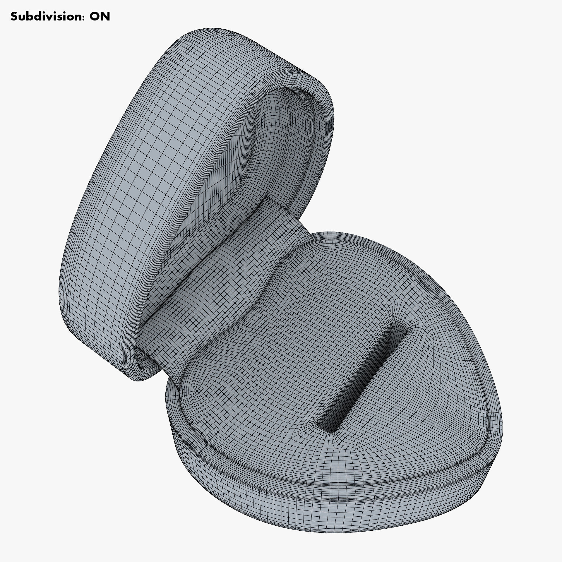 Heart Shape Ring Box Red v 1 3D model_17