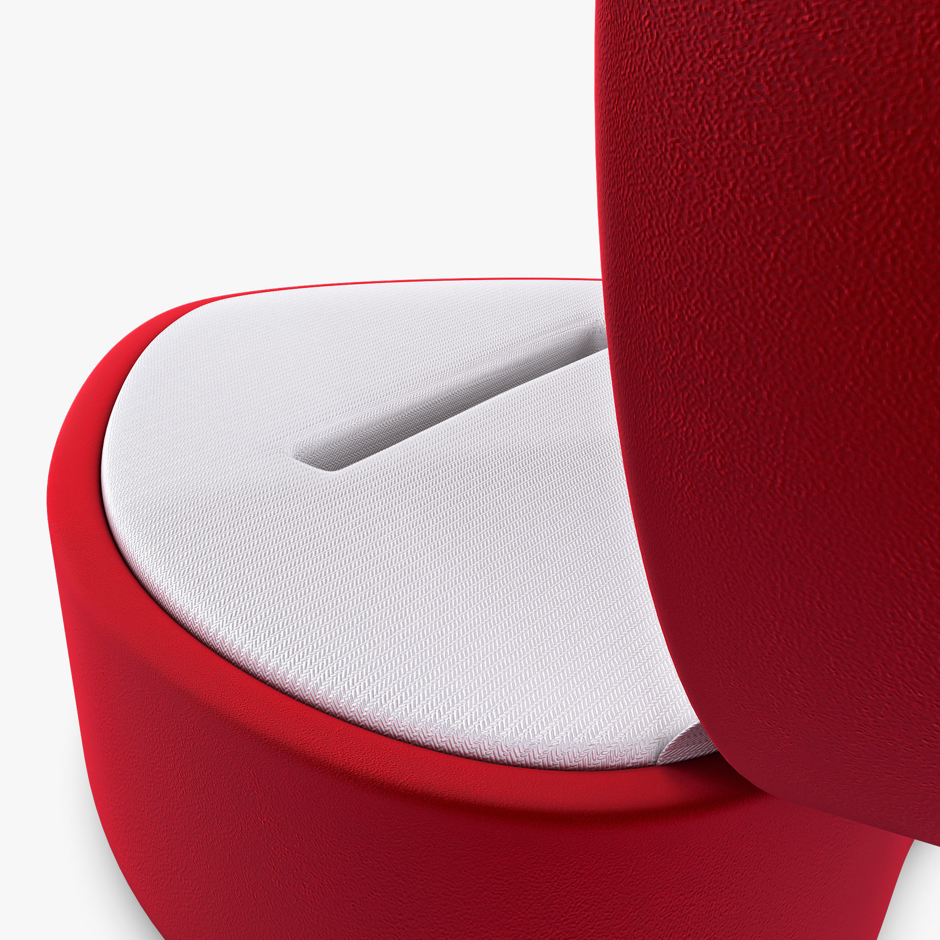 Heart Shape Ring Box Red v 1 3D model_6