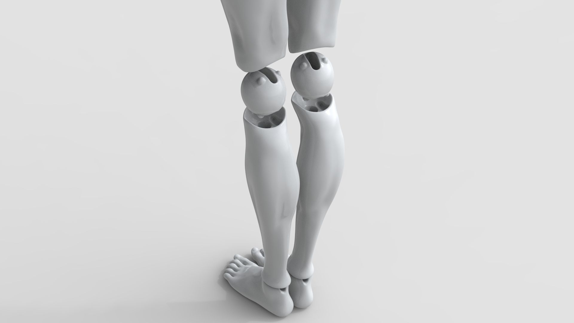 BJD doll boy Caiden ball joint doll 3D print model_5