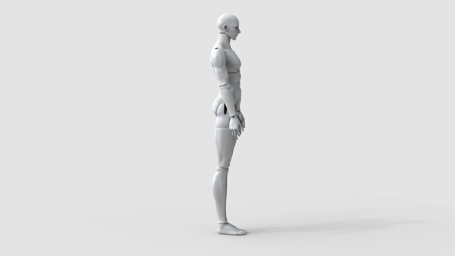 BJD doll boy Caiden ball joint doll 3D print model_8