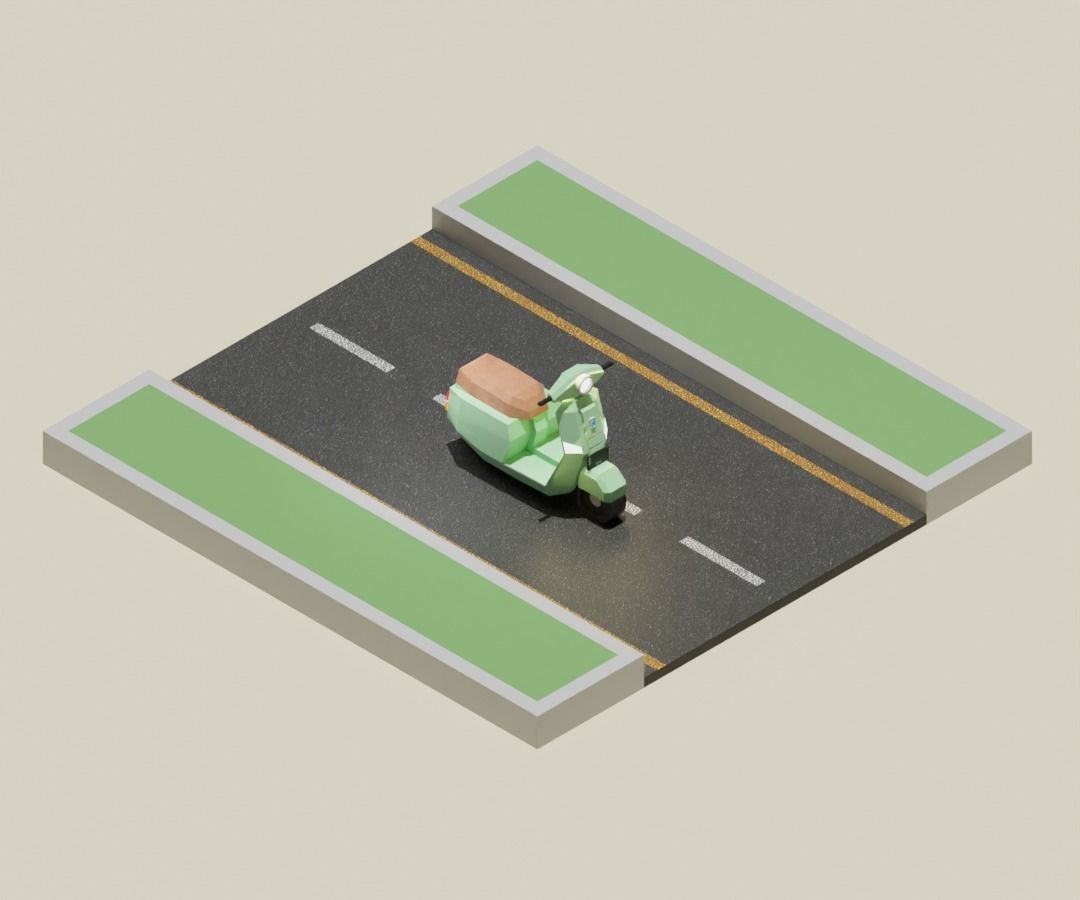 3D model Low Poly Vehicle Package VR / AR / low-poly | CGTrader