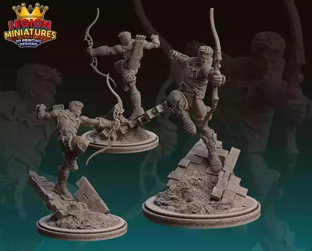 MARVEL CRISIS PROTOCOL ARSENAL PRESUPPORTED INCLUDED 3D print