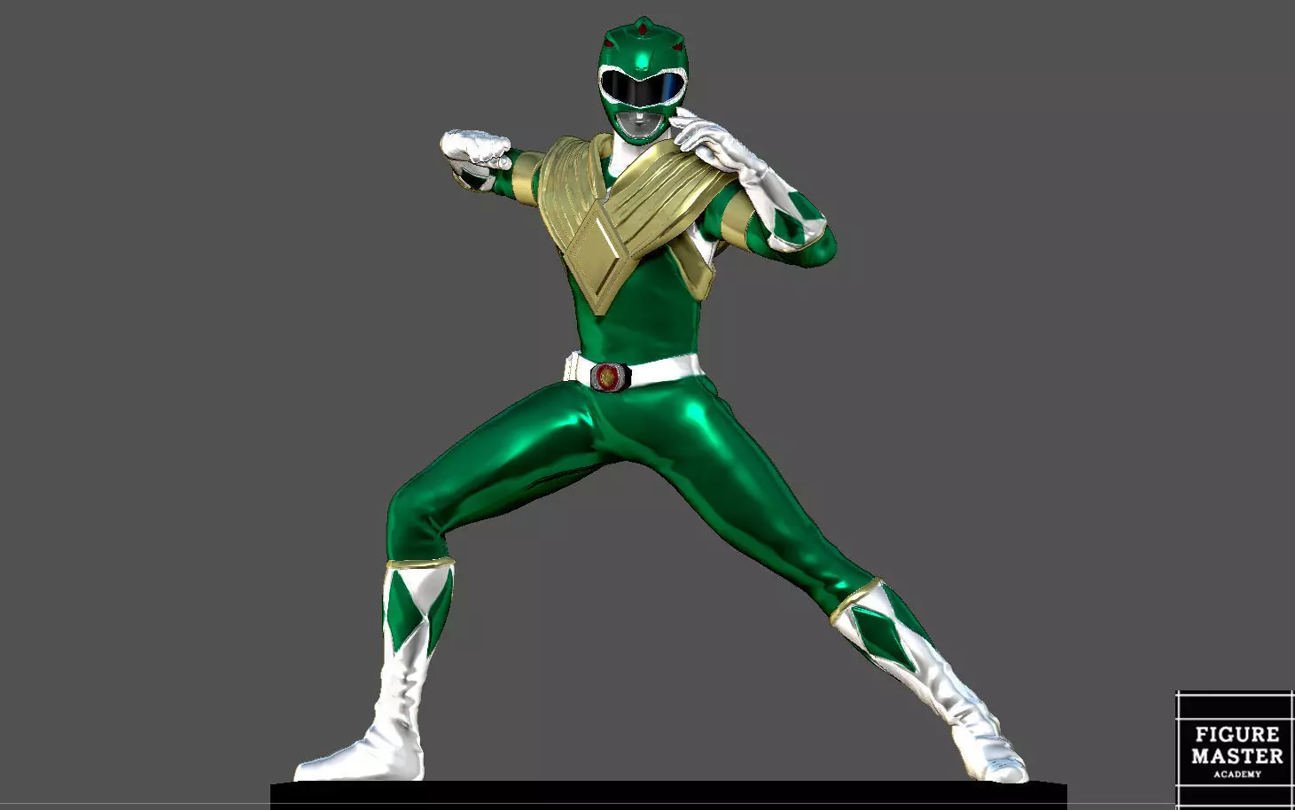 GREEN RANGER MIGHTY MORPHIN POWER RANGERS CHARACTER 3D print model