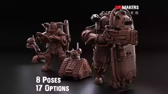 Solar Guard - Kill Squad - Imperial Force 3D print model