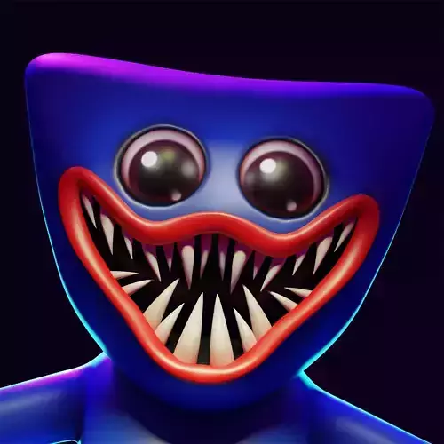 Huggy Wuggy - Poppy Playtime Low-poly 3D model