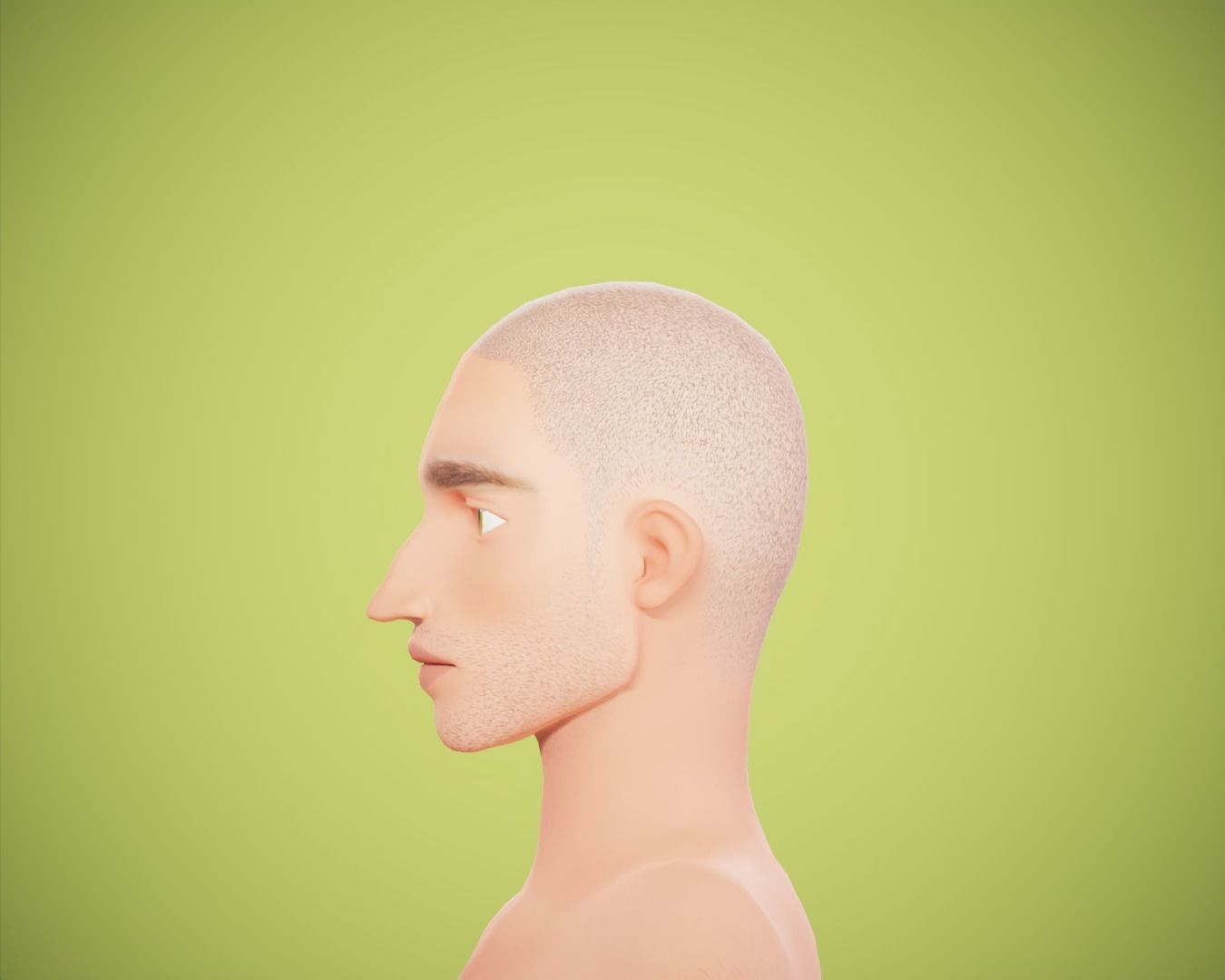 cartoon rigged  boy Low-poly 3D model_5