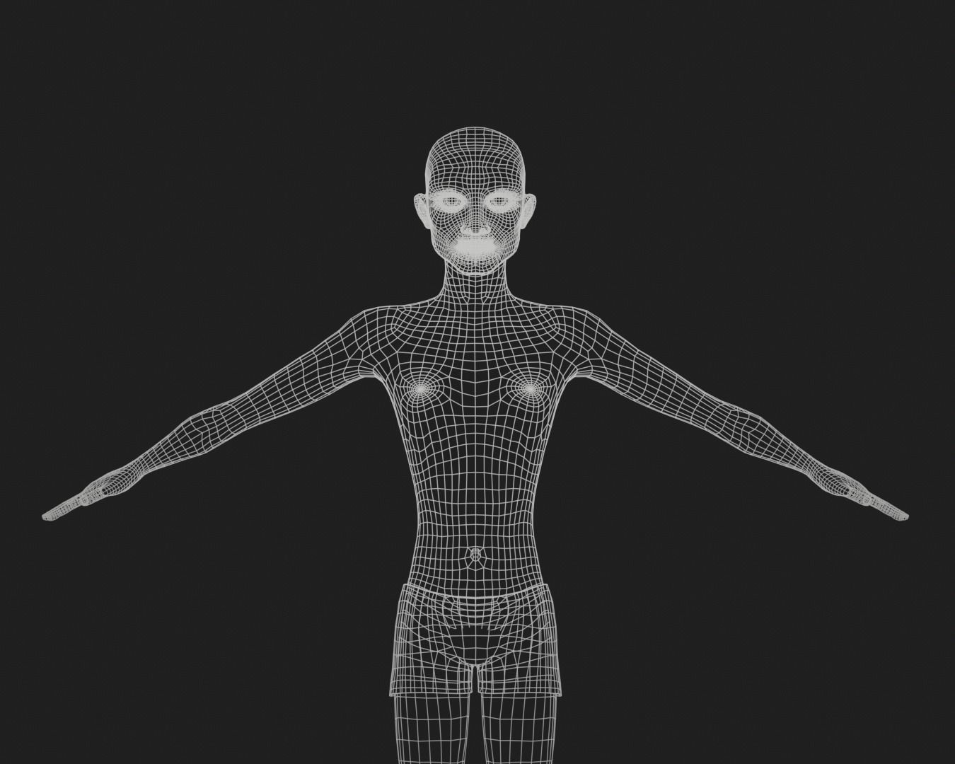 cartoon rigged  boy Low-poly 3D model_11