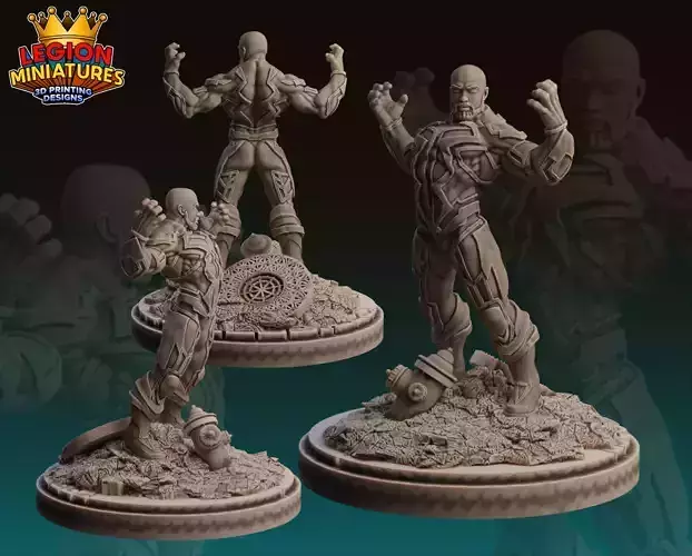  MARVEL CRISIS PROTOCOL BLACK LIGHTNING PRESUPPORTED INCLUDED 