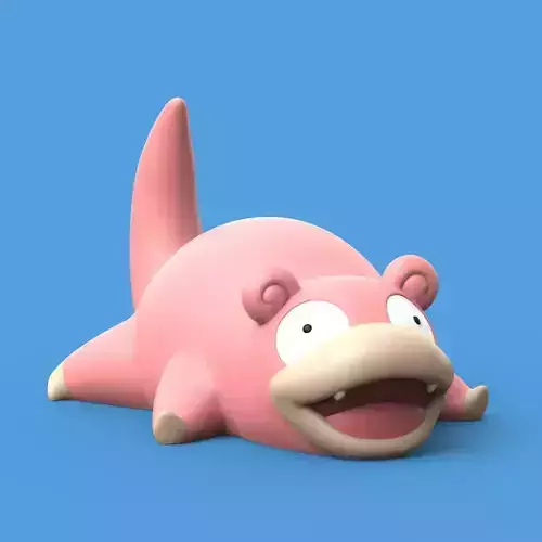 Pokemon Slowpoke EASY PRINT NO SUPPORT