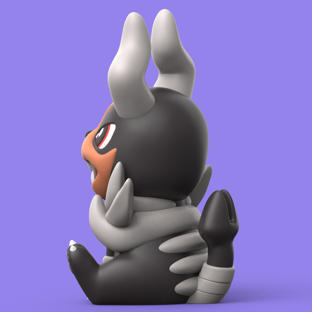 Pokemon Houndour Evolution EASY PRINT NO SUPPORT 3D print model_6
