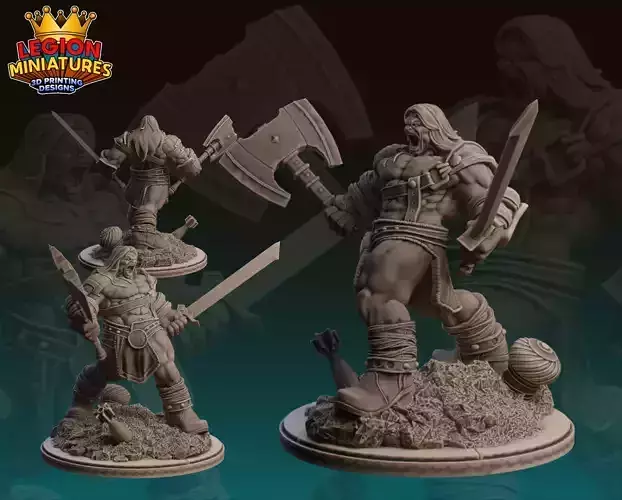 MARVEL CRISIS PROTOCOL SKAAR PRESUPPORTED INCLUDED 3D print 