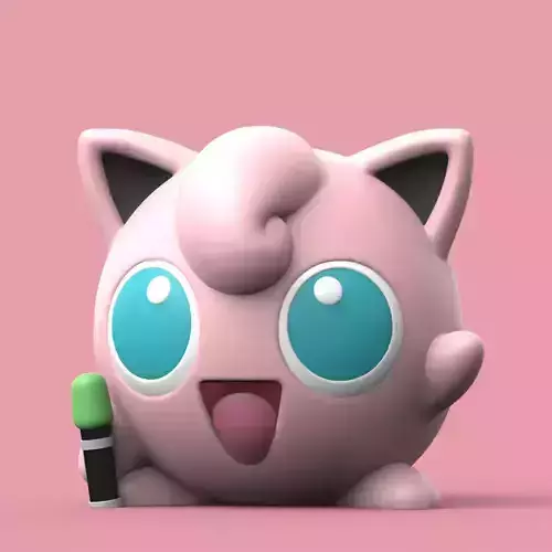 Pokemon Jigglypuff EASY PRINT NO SUPPORT