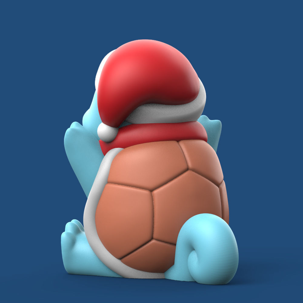 Pokemon Christmas Pokemon Set EASY PRINT NO SUPPORT 3D print model_6