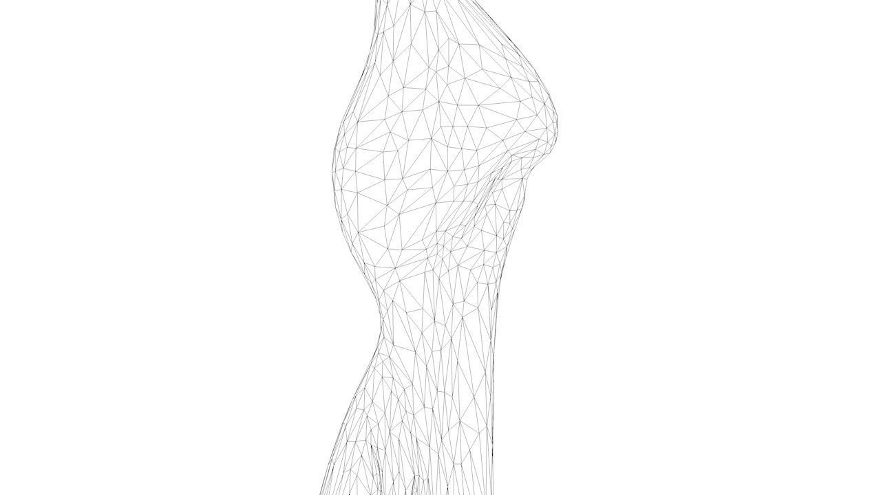 Pork Body Half 2 Low-poly 3D model_12