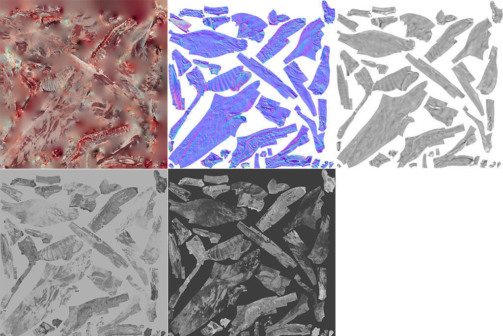 Pork Body Half 2 Low-poly 3D model_13