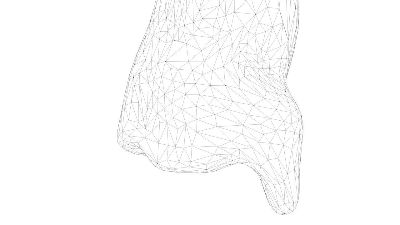 Pork Body Half 2 Low-poly 3D model_6