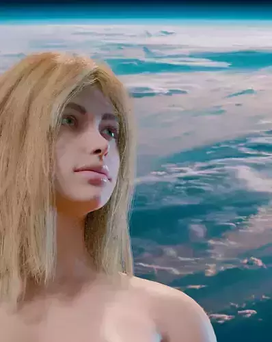 Aria Rigged Blender 3D model