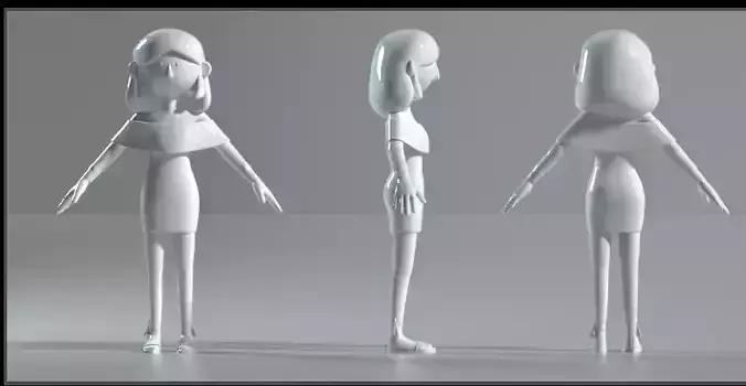 C4D woman mother role model