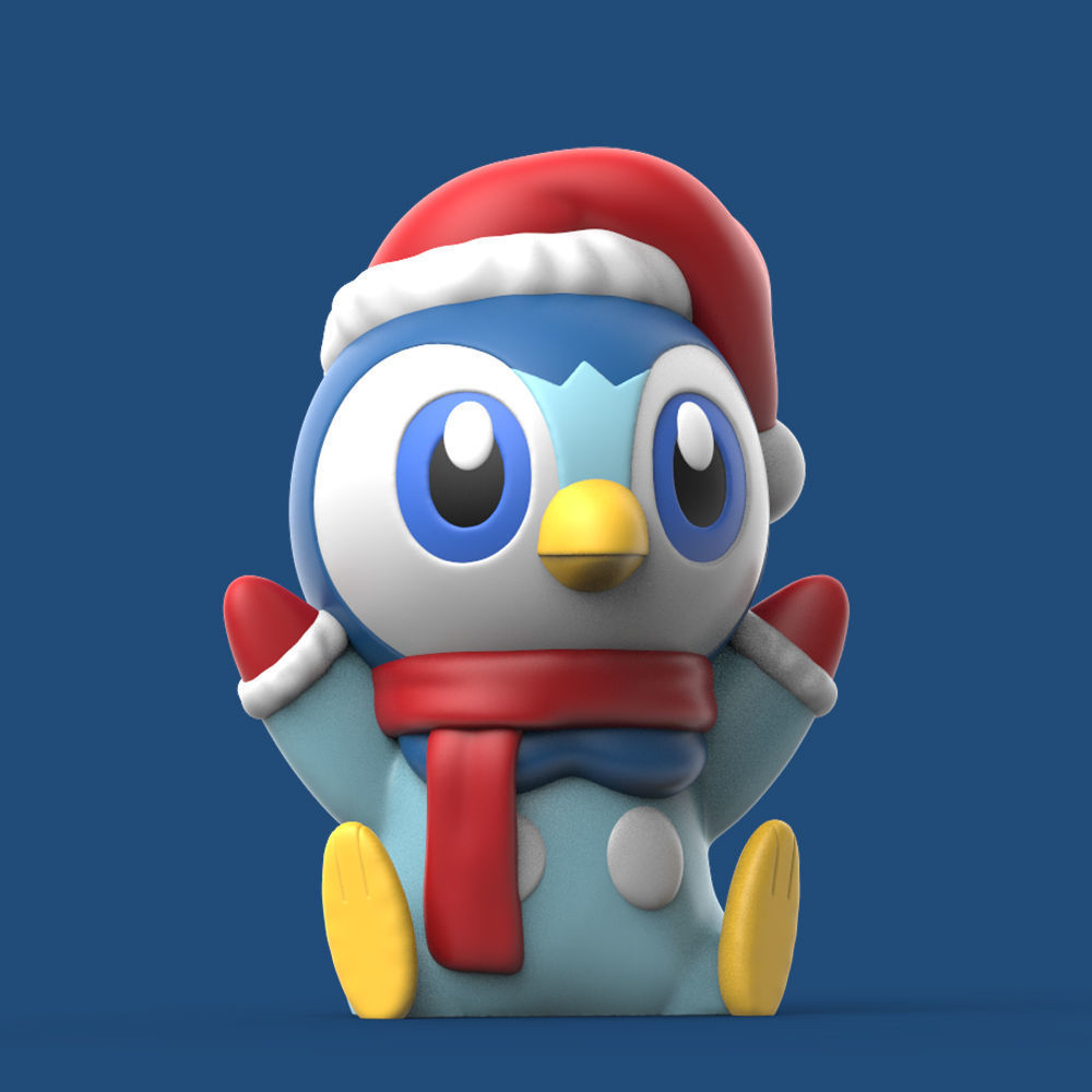 Pokemon Christmas Pokemon Set EASY PRINT NO SUPPORT 3D print model_3