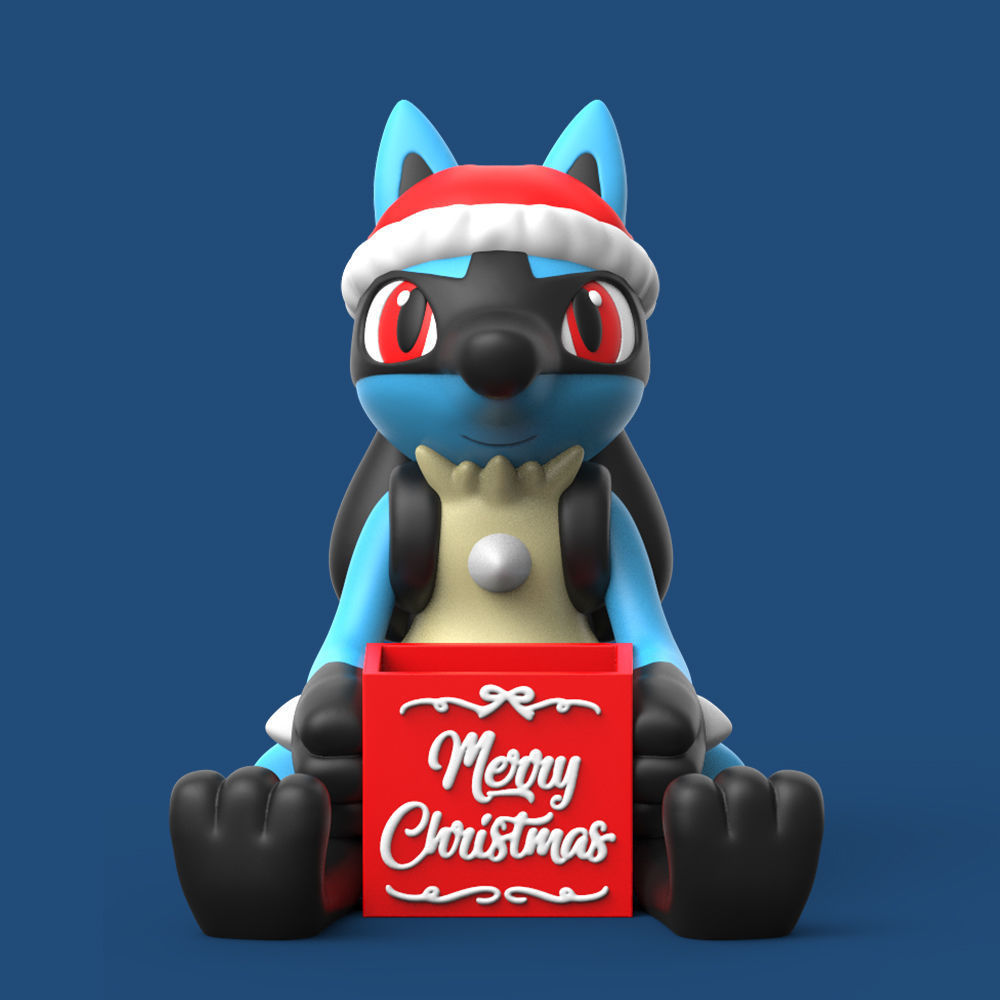 Pokemon Christmas Pokemon Set EASY PRINT NO SUPPORT 3D print model_1