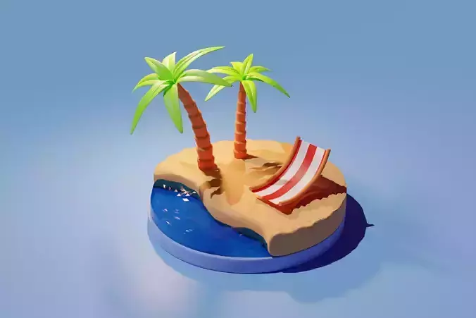 Simple 3D Beach