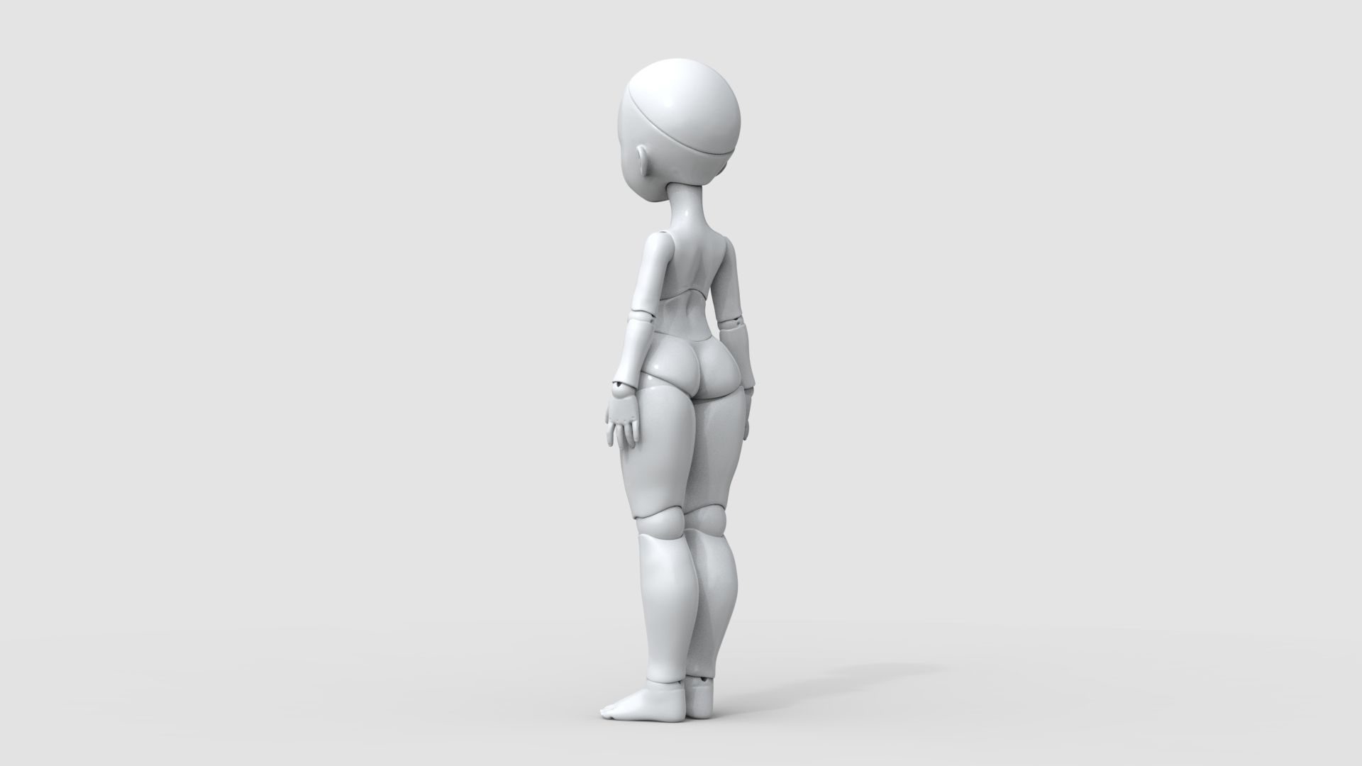 bjd movable joint doll Mayra ball joint doll 3D print model_6