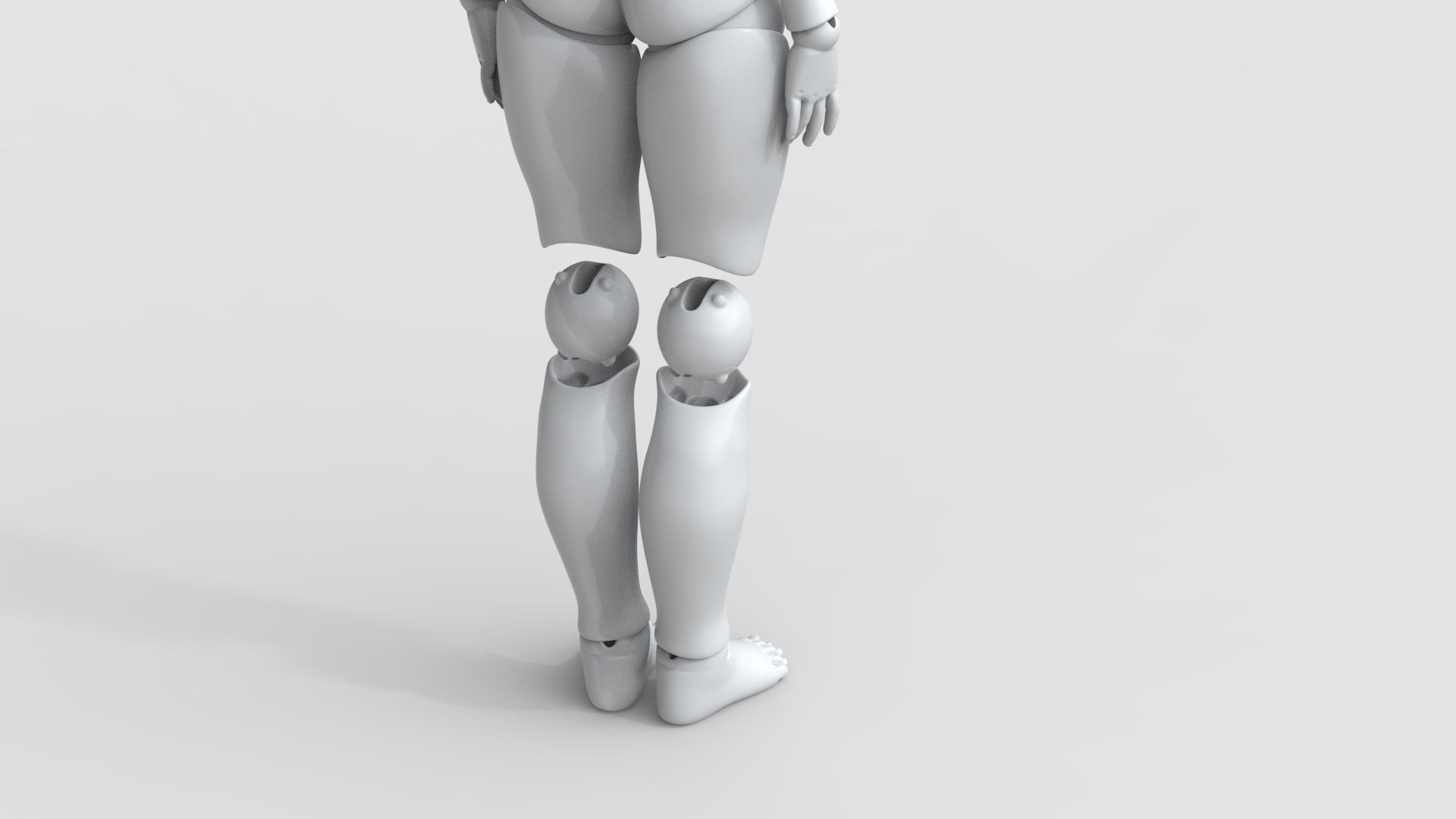 bjd movable joint doll Mayra ball joint doll 3D print model_3