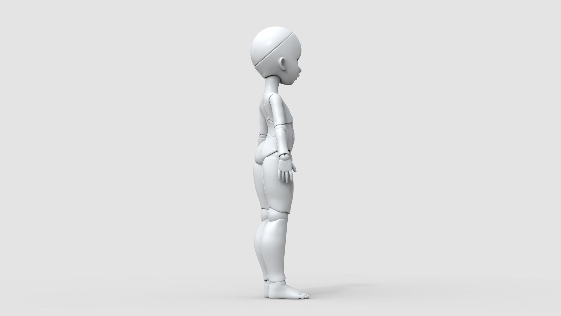 bjd movable joint doll Mayra ball joint doll 3D print model_10