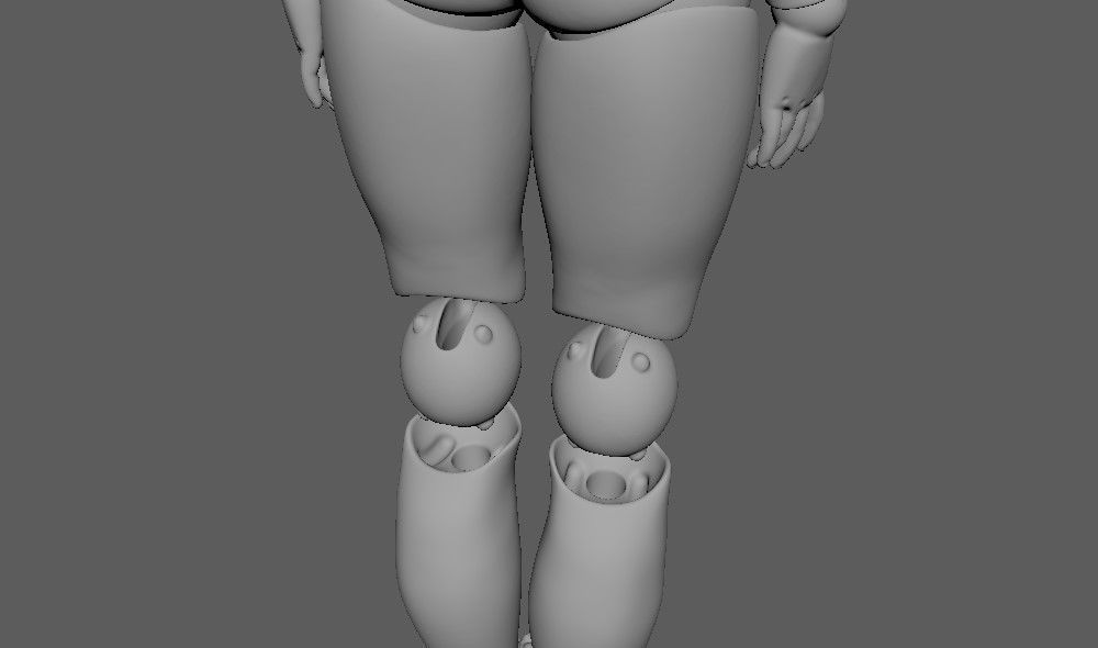 bjd movable joint doll Mayra ball joint doll 3D print model_29