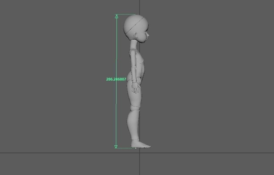 bjd movable joint doll Mayra ball joint doll 3D print model_16