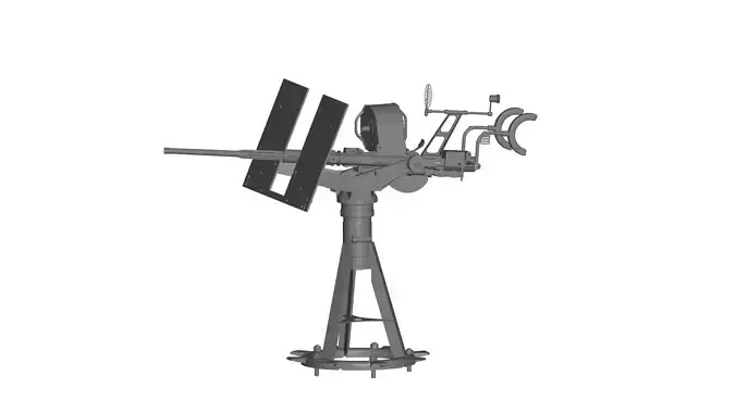 20 mm Machinegun 3D model